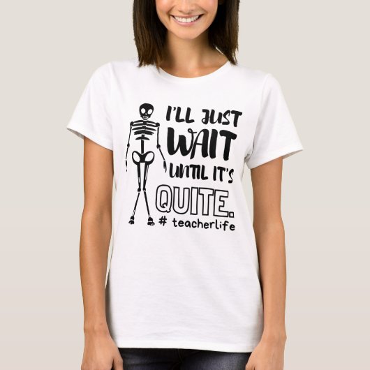 T-shirt Enseignant d'Halloween Enseignant d'automne (Devant)