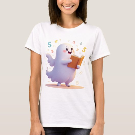 T-shirt Enseignant éffrayant en mathématiques (Devant)