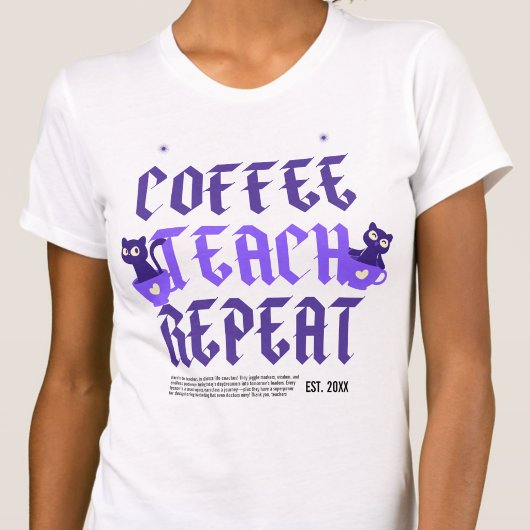T-shirt Enseignant Élémentaire De L'Année Stagiaire Enseig