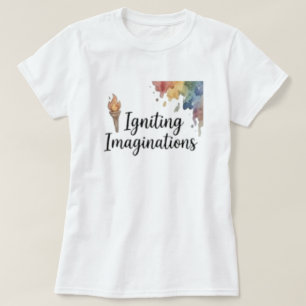 T-shirt Enseignant en art créatif qui enflamme les imagina