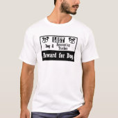 T-shirt Enseignant en comptabilité de chien perdu (Devant)