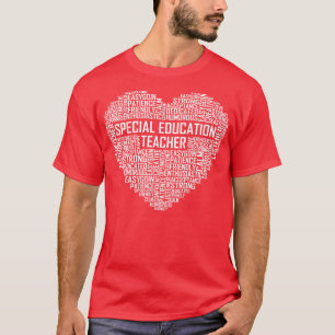 T-shirt Enseignant en éducation spécialisée cœur