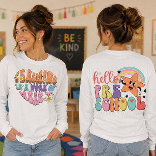 T-shirt Enseignant en maternelle rentrée des classes
