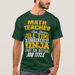 T-shirt Enseignant en mathématiques 32