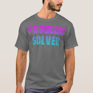 T-shirt Enseignant en mathématiques de solveur de problème