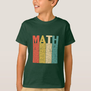 T-shirt Enseignant en mathématiques Définition Vintage des