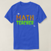 T-shirt Enseignant en mathématiques Halloween - Éffrayant  (Design devant)
