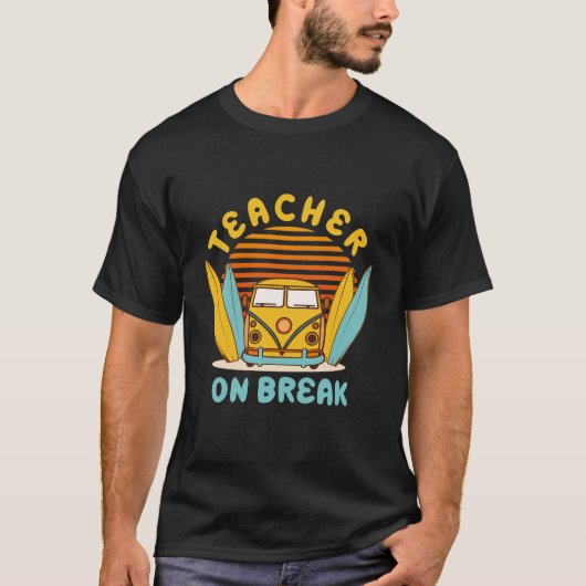 T-shirt Enseignant en pause - congé de printemps (Devant)