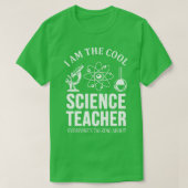 T-shirt Enseignant en sciences cool (Design devant)