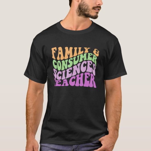 T-shirt Enseignant en sciences de la consommation familial (Devant)