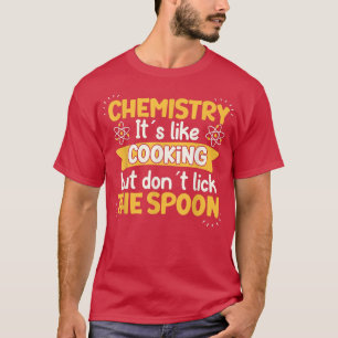 T-shirt Enseignant en sciences étudiantes École Chimie Fem