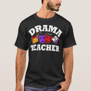 T-shirt Enseignant en théâtre scolaire Vintage
