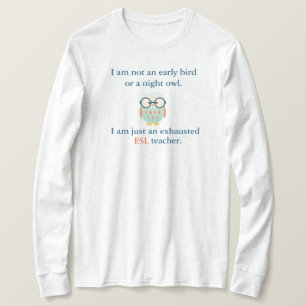 T-SHIRT ENSEIGNANT ESL (LONG SLEEVE).