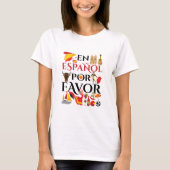T-shirt Enseignant espagnol en espanol pour favoriser (Devant)