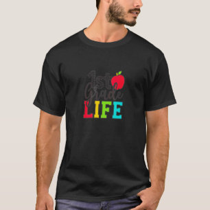 T-shirt enseignant et élève de 1re année de vie