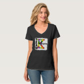 T-shirt Enseignant et Etudiante Bleached Kindergarten Back (Devant entier)