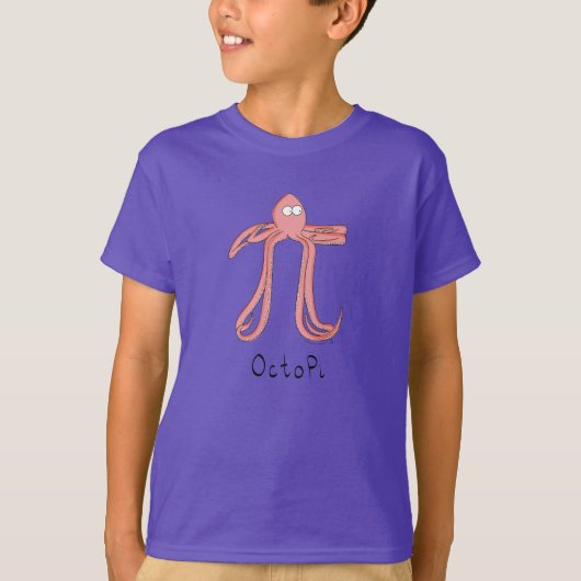 T-shirt Enseignant Funny Math Octopus (Devant)