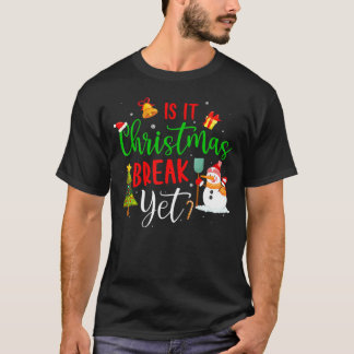 T-shirt Enseignant Funny Noël Est C'Est Noël Pause Pourtan