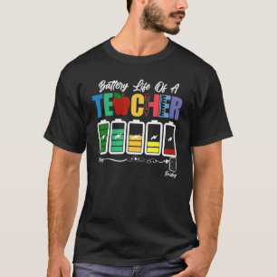 T-shirt Enseignant heureux premier jour de la vie de la ba