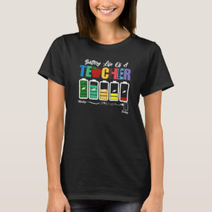 T-shirt Enseignant Heureux Premier Jour D'école Autonomie
