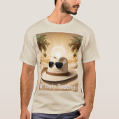 T-shirt enseignant homme hors service (Devant)