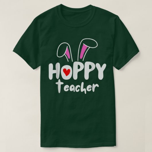 T-shirt Enseignant Hoppy Bunny  (Design devant)
