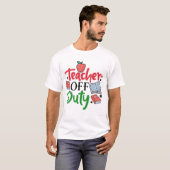 T-shirt Enseignant hors service (Devant entier)