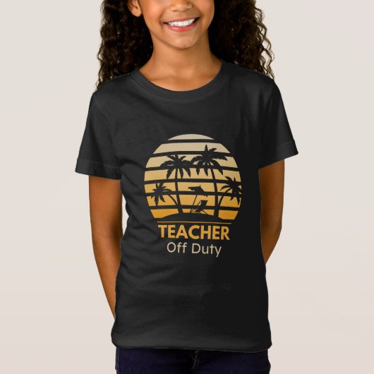 T-shirt enseignant hors service (Devant)