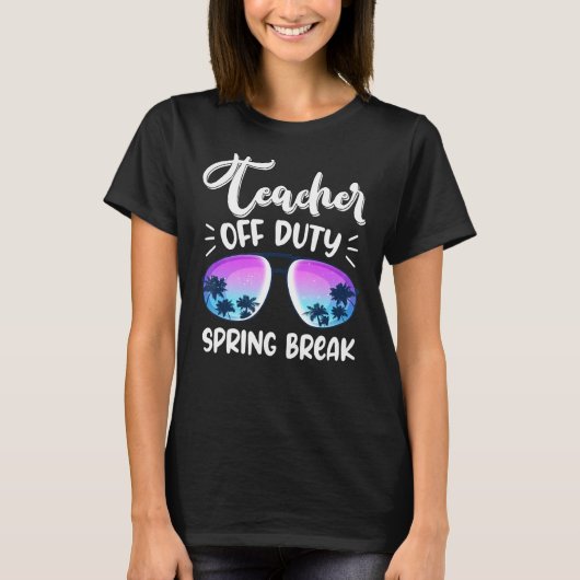 T-shirt Enseignant hors service 2022 Spring Break Squad Sc (Devant)