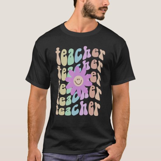 T-shirt ENSEIGNANT I Enseigner École Élémentaire Squad Ret (Devant)