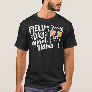 T-shirt Enseignant Jour de campagne pour enfants No Prob L
