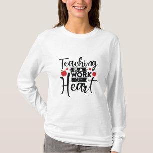 T-shirt Enseignant L'Art L'Enseignement Est Une Oeuvre De