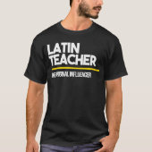T-shirt Enseignant latin Original Influencer Middle High S (Devant)