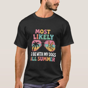 T-shirt Enseignant le Plus Susceptible de Passer l'Été ave