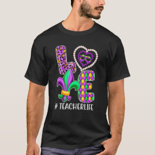 T-shirt Enseignant Mardi Gras Family Matching Outfit 1