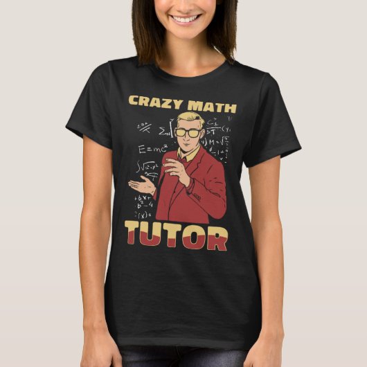 T-shirt Enseignant Math Enseignant fou Enseignement Enseig (Devant)
