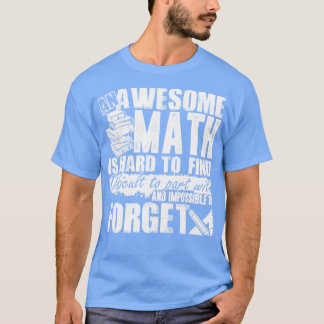 T-shirt Enseignant Math Enseignant Math Awesome Enseignant