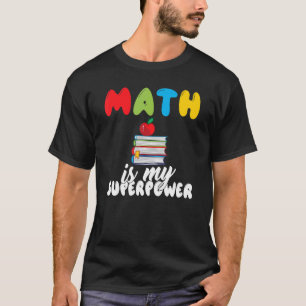 T-shirt Enseignant Math Première Classe Cute Mathématique