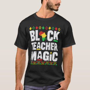 T-shirt Enseignant Noir Magie Éducateur Enseignant Histoir