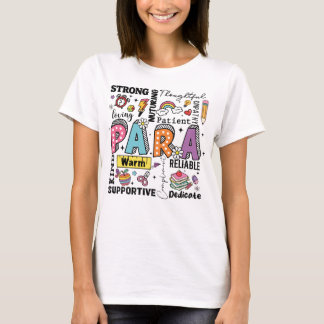 T-shirt Enseignant paraprofressionnel Éducateur para École
