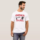 T-shirt Enseignant préféré de Cupid, enseignant de la Sain (Devant entier)