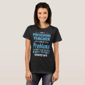 T-shirt Enseignant préscolaire (Devant entier)