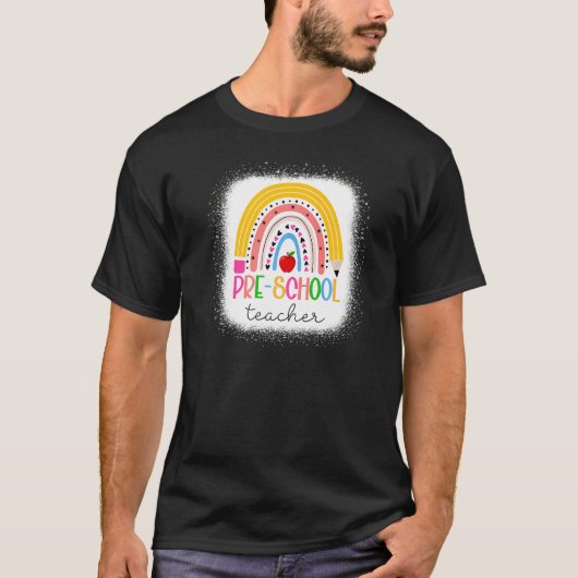 T-shirt Enseignant préscolaire Enseigner l'amour Inspirer  (Devant)