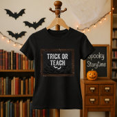 T-shirt Enseignant Primaire Halloween Trick Ou Enseigner
