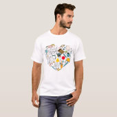 T-shirt Enseignant Professeur Outil Coeur (Devant entier)
