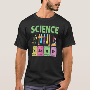 T-shirt Enseignant Scientifique Biologie Chimie Équipe Sci