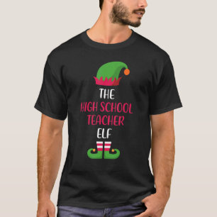 T-shirt Enseignant secondaire Elf Famille correspondant No