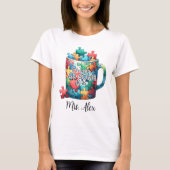 T-shirt Enseignant sensibilisation sur l'autisme (Devant)