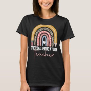 T-shirt Enseignant Spécial Sped Ed Sped Leopard Rai