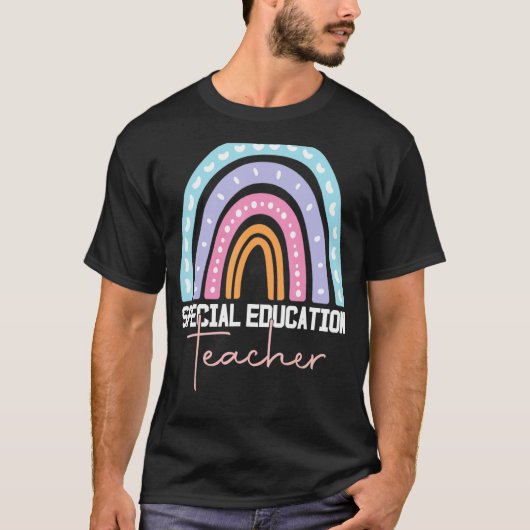 T-shirt Enseignant Spécial Spirate Ed SPED Leopard Rai (Devant)